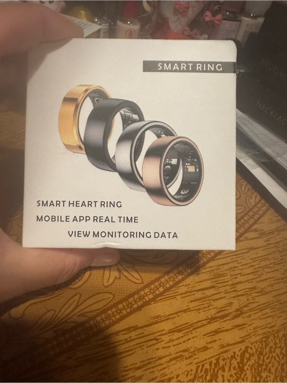 Smart Heart Monitoring Ring – Black, Silver, Gold, Rose Gold
